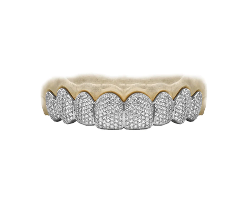 top 8 gold diamond grillz