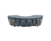 Diamond Cut Open Face Grillz Combo