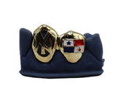 Enamel Panama Flag Grillz w 3D New York Logo