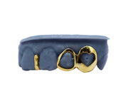 Gap Filler Grillz w Open Face and Heart Cut Out