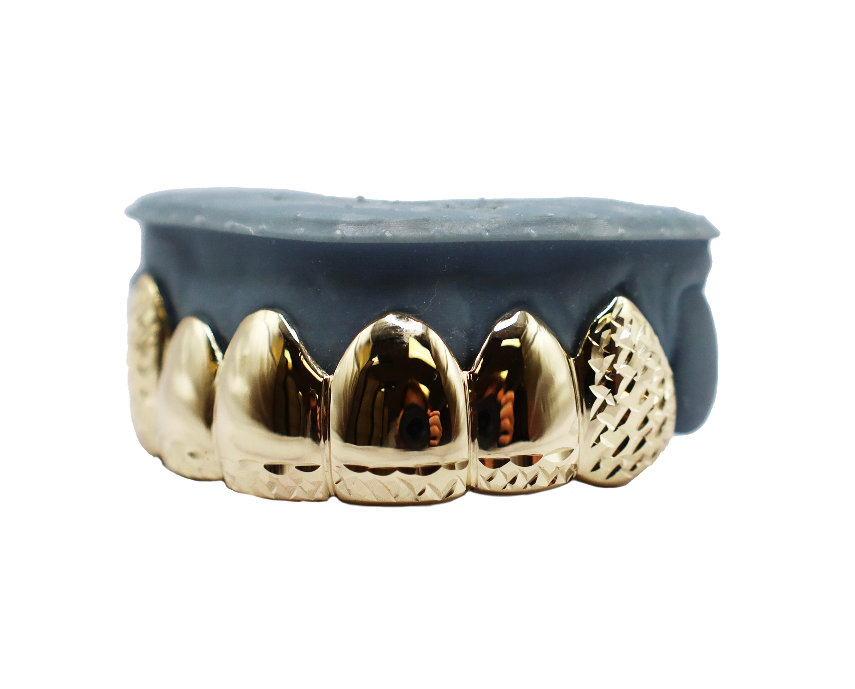 Buy Top 6 Grillz w Diamond Cut French Tips and Fangs Luxe Grillz