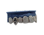 Top 8 Diamond Grillz w 3D Charms and Sharp Fangs