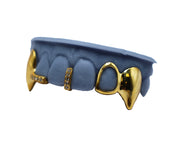 Luxe Grillz model photo – custom polished grillz close-up