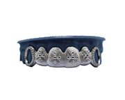 Top 6 Chrome Hearts Grillz w Diamond Open Face Fangs