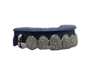 Top 6 Diamond Grillz w Cross Cut Out Molars
