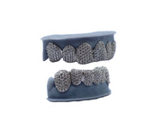 Top 6 and Bottom 6 Diamond Grillz Side View