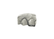 2-tooth silhouette grillz in polished gold – Luxe Grillz minimal design