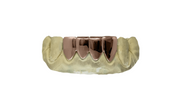 Bottom 4 Grillz 14K Rose Gold