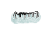 Bottom 6 Drip Grillz in 10K White Gold