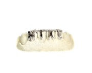 White Gold 3D lettering Grillz