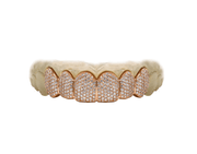 VS+ Diamond Top 6 Grillz - Rose Gold 14K