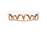 Open Face Grillz - Top 6 10K Rose Gold