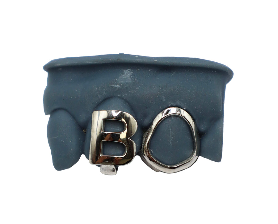 3D Letter Grillz w Open Face