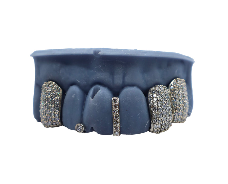 3 Diamond Teeth w Diamond Gap Filler