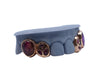 Amethyst Fang Grillz w Mosaic Amethyst Teeth Side View