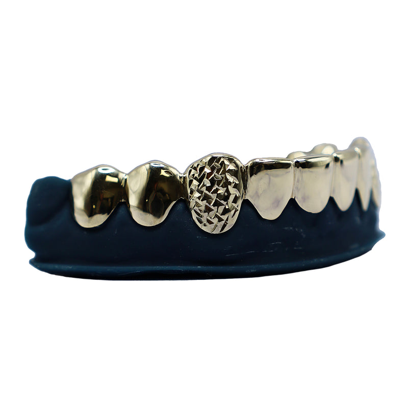 Bottom 10 w/ Diamond Cut on Canines Side View