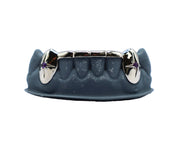 Bridge Grillz w Star Cut Amethyst Fangs