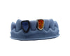 Bridge Grillz w Star Cut Amethyst Fangs