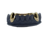 Curved Bridge Grillz w Solid Fangs Front View
