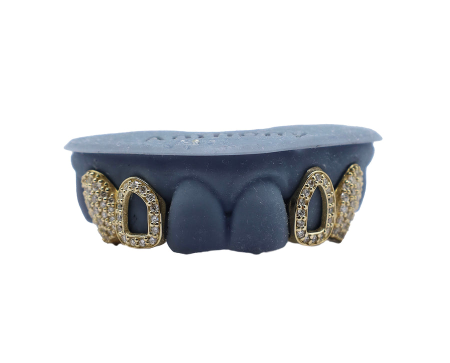 Diamond Fang Grillz w Open Faces