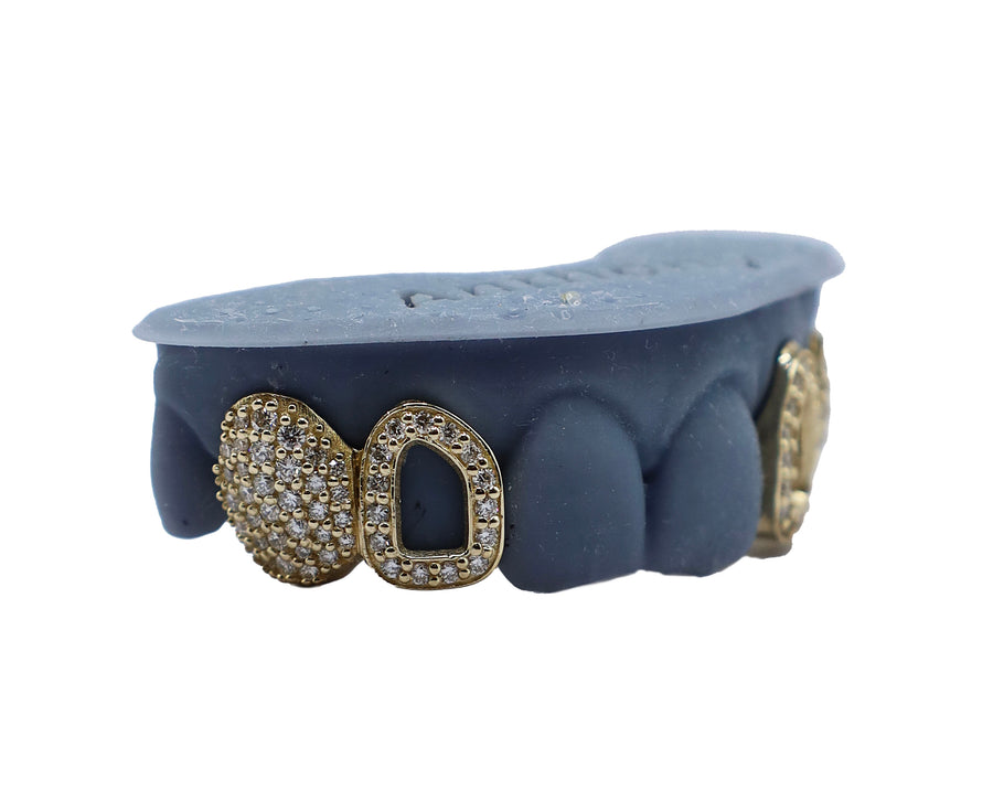 Diamond Fang Grillz w Open Faces