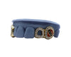 Diamond Open Face Custom Grillz w 3D Enamel Side View