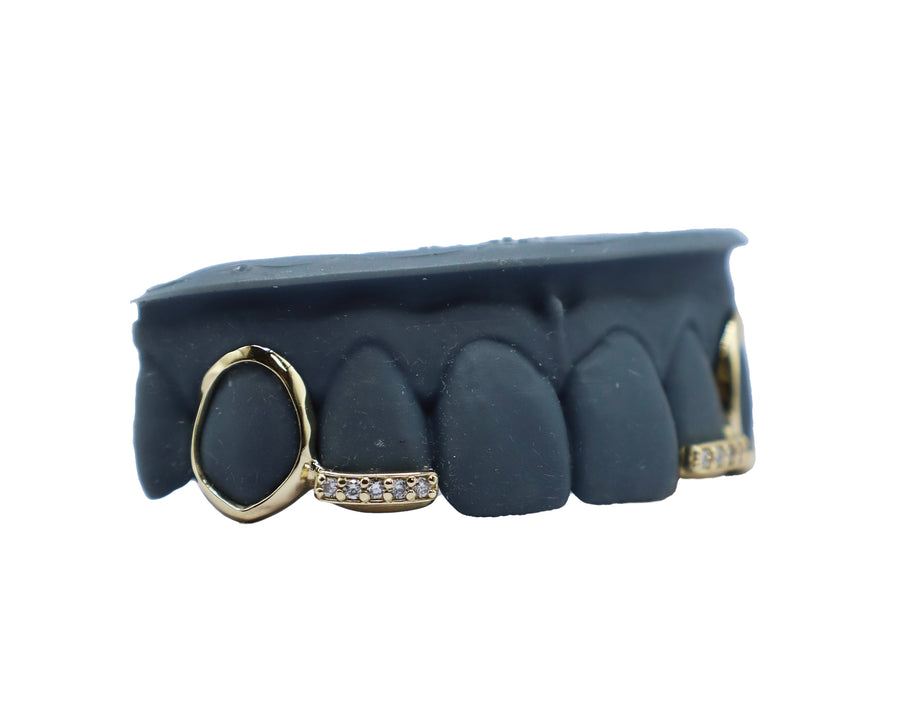 Open Face Fangs w Floating Diamond Tips