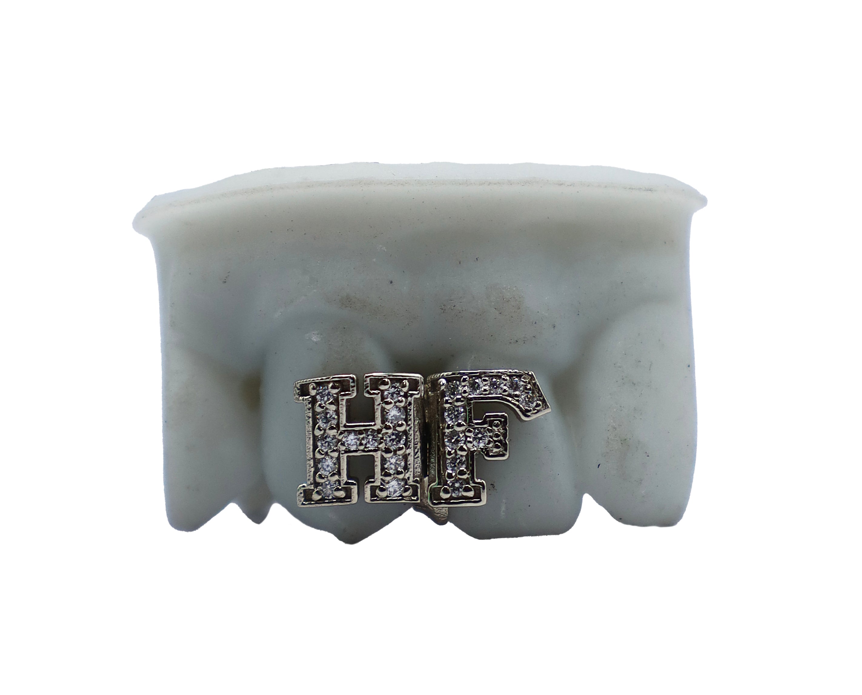 3D Diamond Letter Initial Grillz - Luxe Grillz