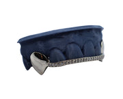Top Diamond Bridge Grillz w Sharp Fangs