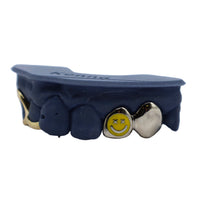 Buy Enamel Smiley Face Grillz Combo w Open Face Fang – Luxe Grillz