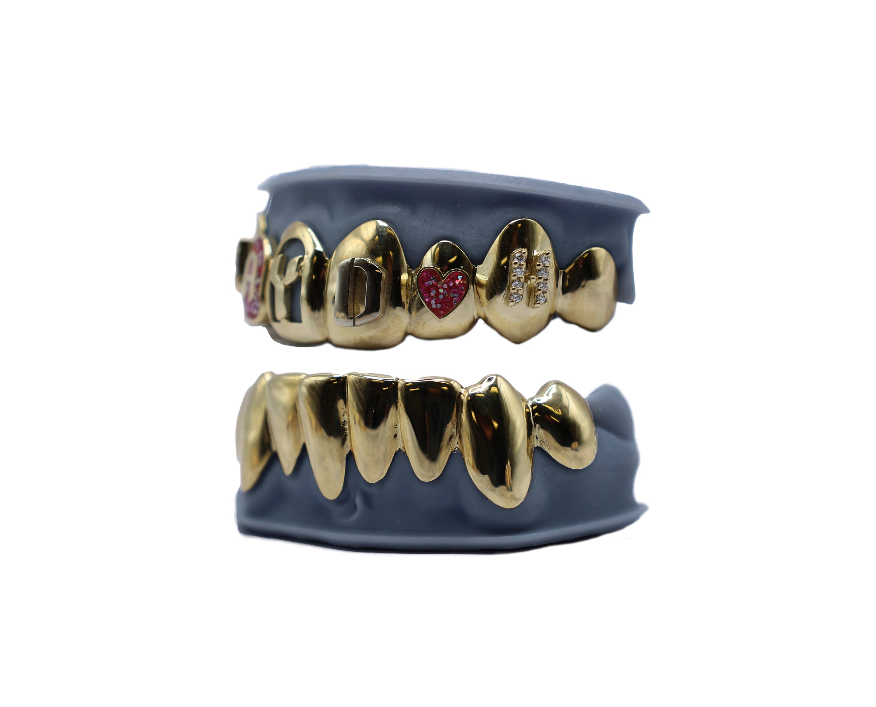 Top 8 Letter Grillz w Bottom 8 - Luxe Grillz