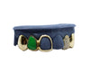 Jade and Diamond Tooth Combo Grillz w Solid Fangs
