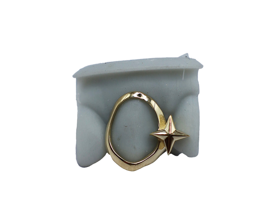 Open Face Grillz w 3D Star