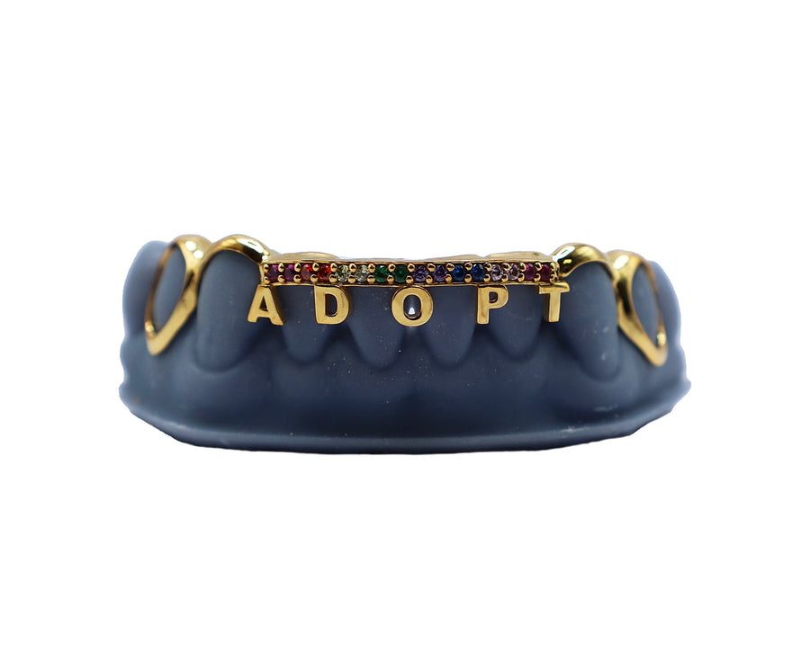 Rainbow Bridge Grillz w 3D Letters