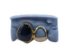 Sapphire Fang Grillz w Open Face w Diamond Tip