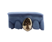 Single Tooth Grillz w Chrome Hearts Cross Engraving