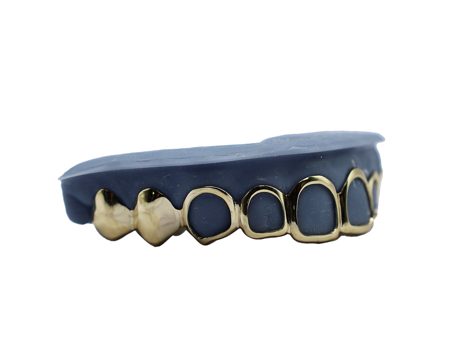 Top 10 Grillz w Open Faces Side View