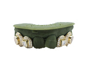 Top 4 Diamond Grillz w Pear and Princess Cut Diamonds