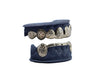 Top 8 and Bottom Bridge Hand Engraved Grillz Combo