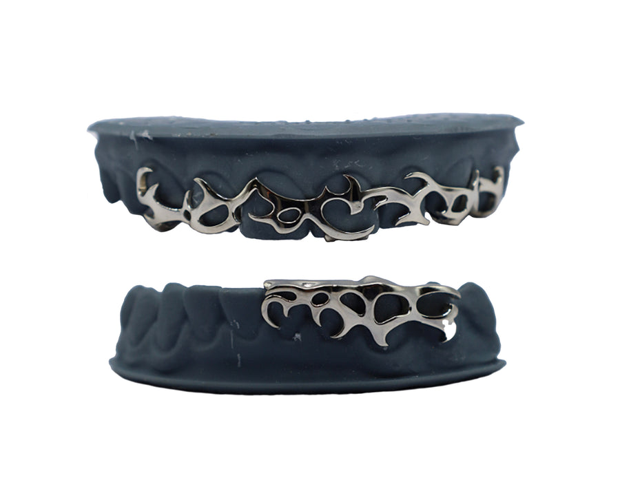 Top and Bottom 3D Abstract Grillz