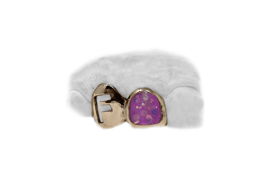Enamel Grillz w F Cut Out