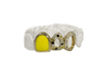 Enamel Grillz w Open Face Diamond + Yellow Sapphire Teeth