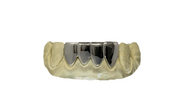 Bottom 4 Grillz 14K White Gold