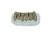 VVS Diamond Grillz - Bottom 6 Yellow Gold