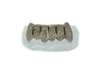 VS+ Diamond Grillz - Bottom 6 Yellow Gold