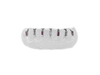 Diamond and Ruby Baguette Bottom 8 Gap Grillz