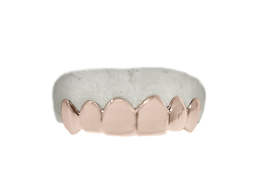 Top 6 Grillz (18K, Rose Gold)