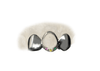 3 Teeth Grillz with Sapphires and Emeralds