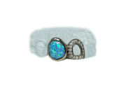 Opal Fang Grillz w Diamond Open Face