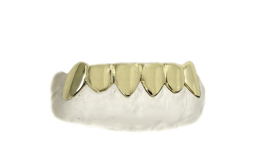 Bottom 6 Grillz (Yellow Gold)